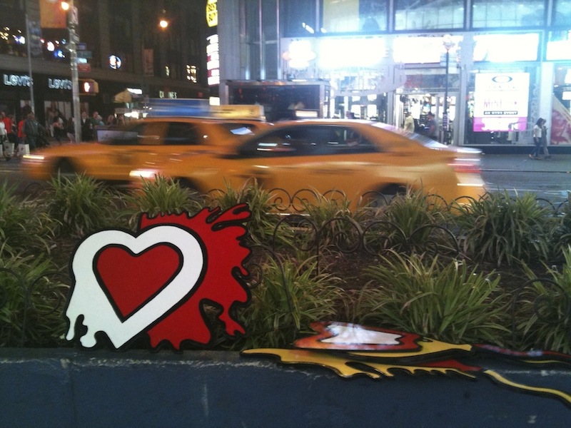 Times Square Love, Eva Moll, Installation View, 2013 / 2016