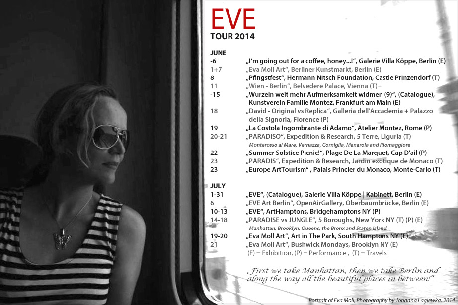 Eva Moll Tour 2014 Flyer